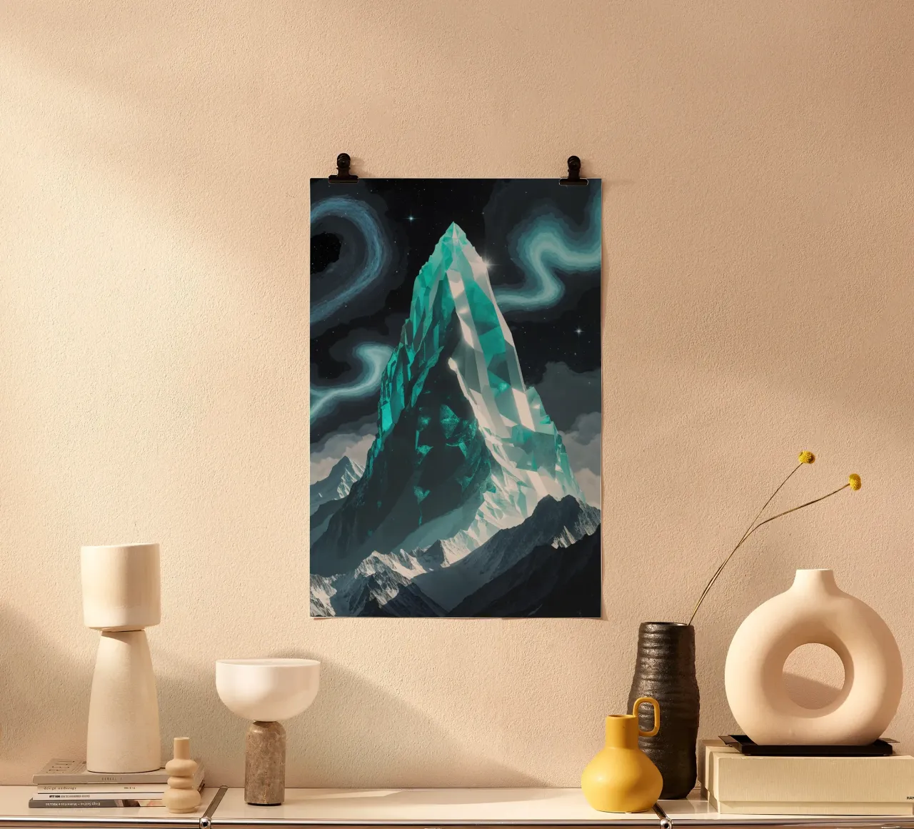 Aurora Shards on K2 carta hahnemühle da AlbertKlee