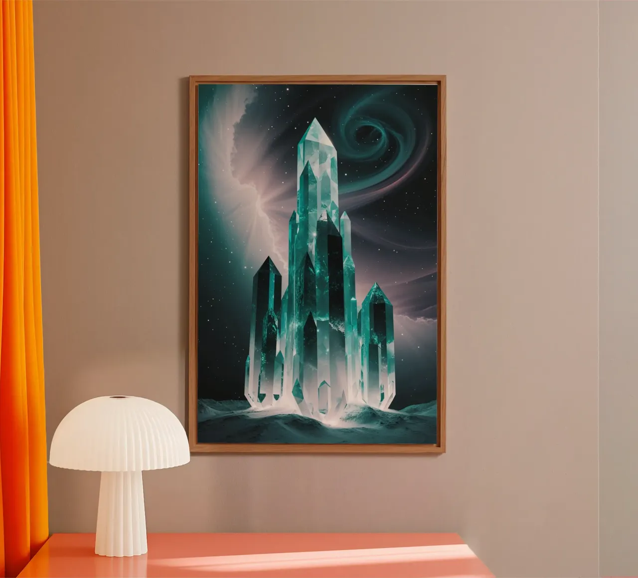 Celestial Crystals of K2 alluminio dibond da AlbertKlee