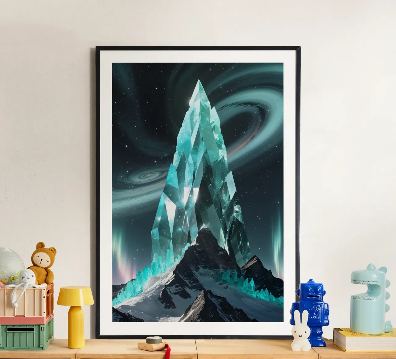 K2 as a Crystalline Structure poster da AlbertKlee