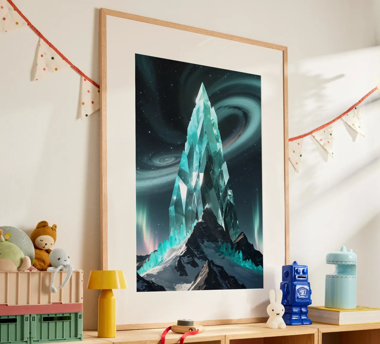 K2 as a Crystalline Structure poster da AlbertKlee