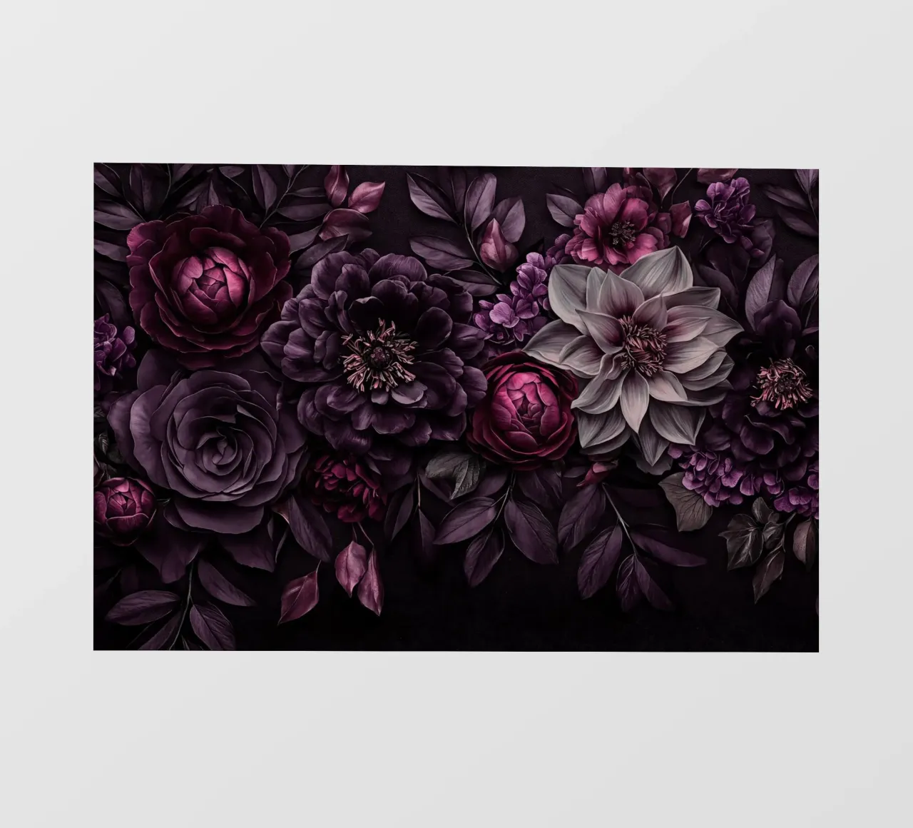Fiori barocchi e lunatici Vibrazioni vellutate pellicola backlit da Andrea Haase Floral Passion