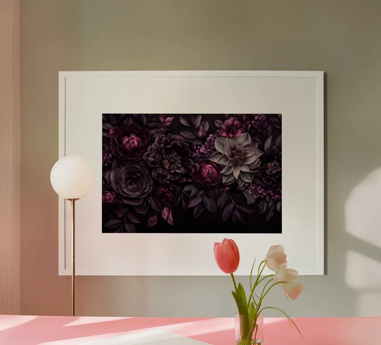 Fiori barocchi e lunatici Vibrazioni vellutate carta hahnemühle da Andrea Haase Floral Passion