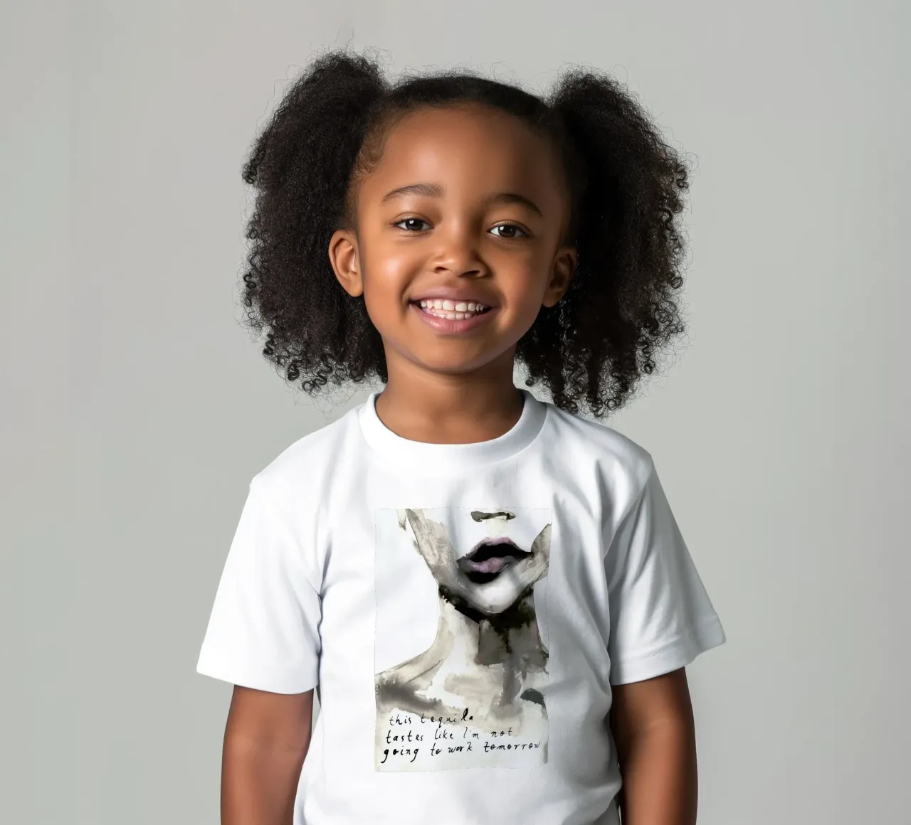 Tequila Cheetah kids t-shirt by Victoria Verbaan