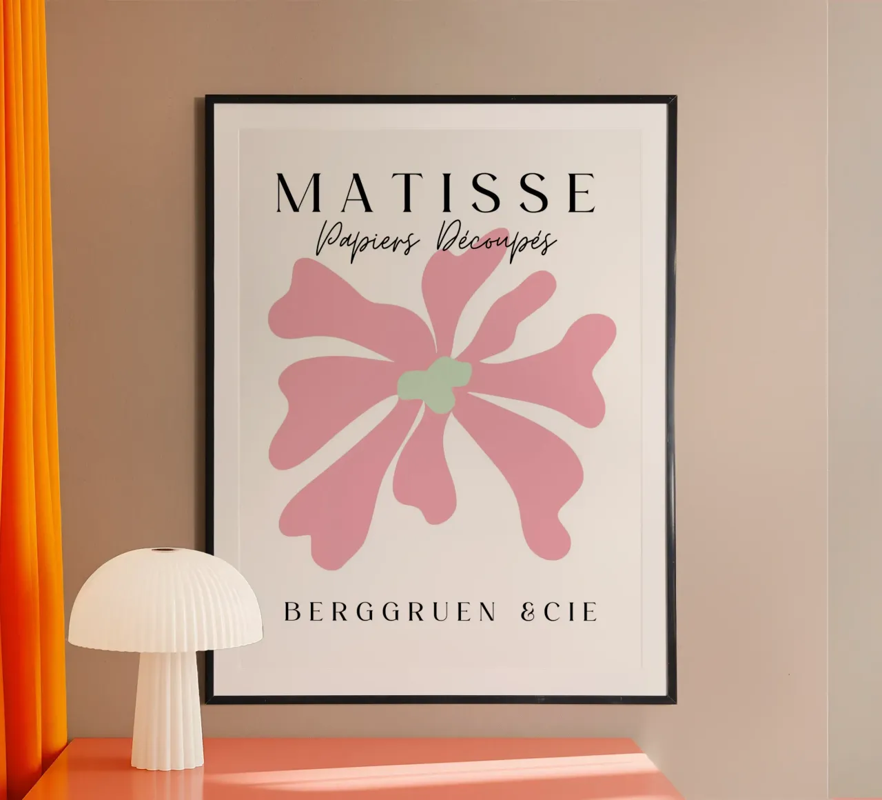 Matisse Papiers poster con telaio in legno da ramosashop