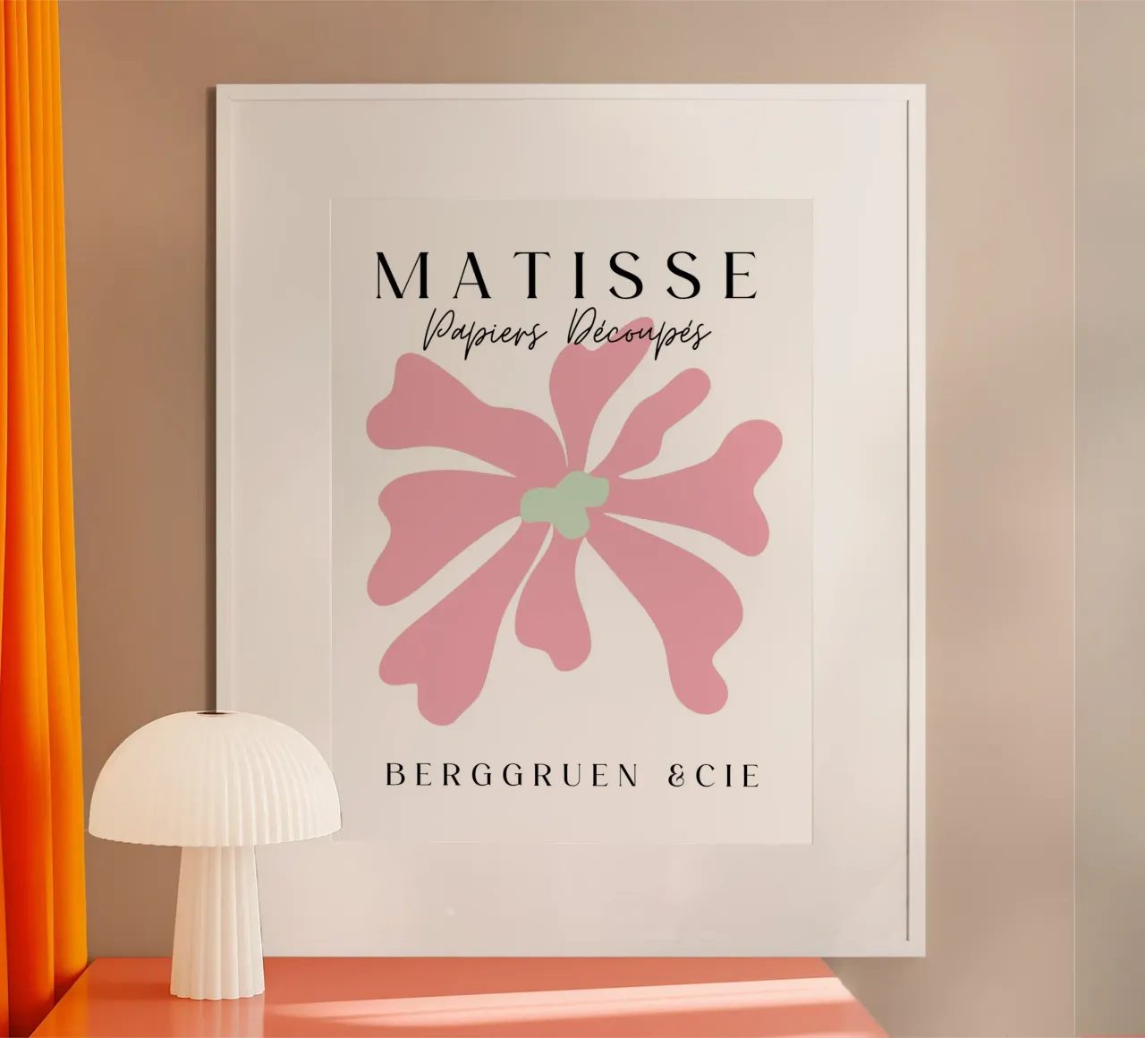 Matisse Papiers poster con telaio in legno da ramosashop