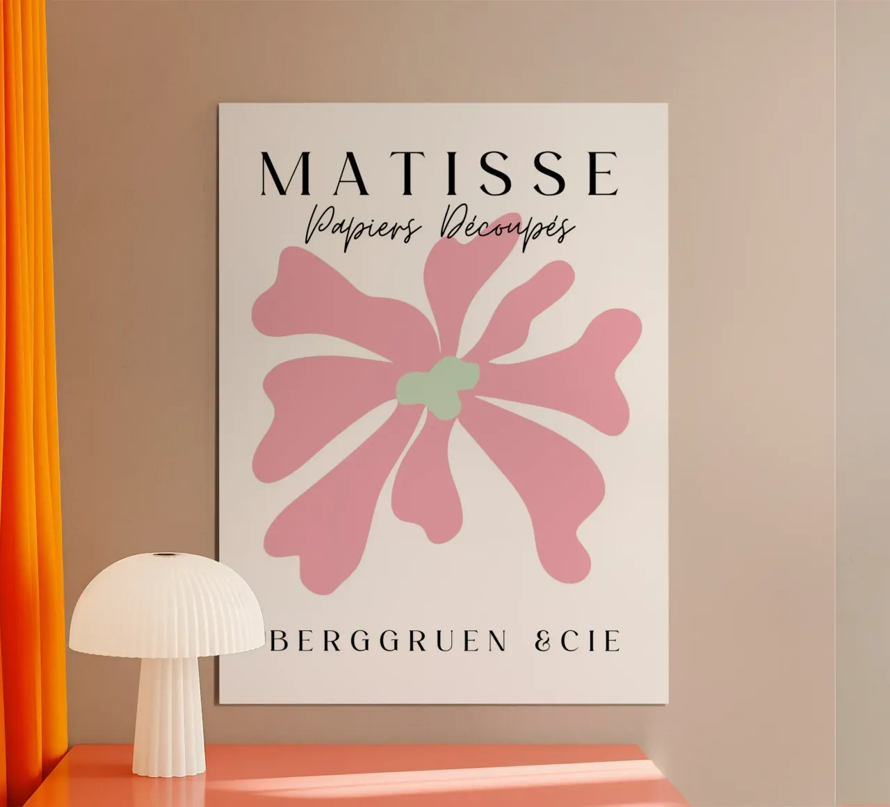 Matisse Papiers poster con telaio in legno da ramosashop