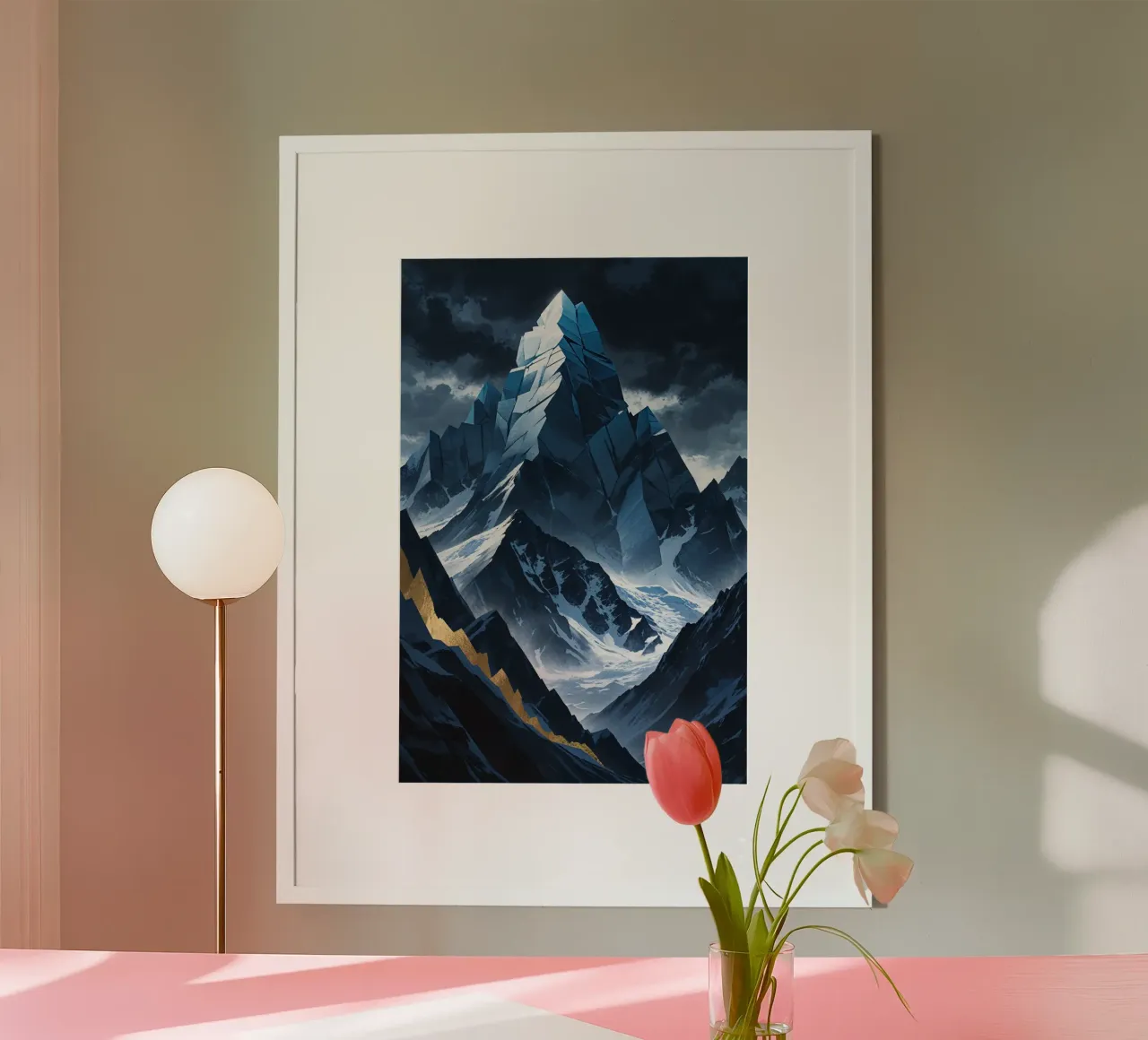 K2 in Dynamic Angular Perspectives Poster von AlbertKlee