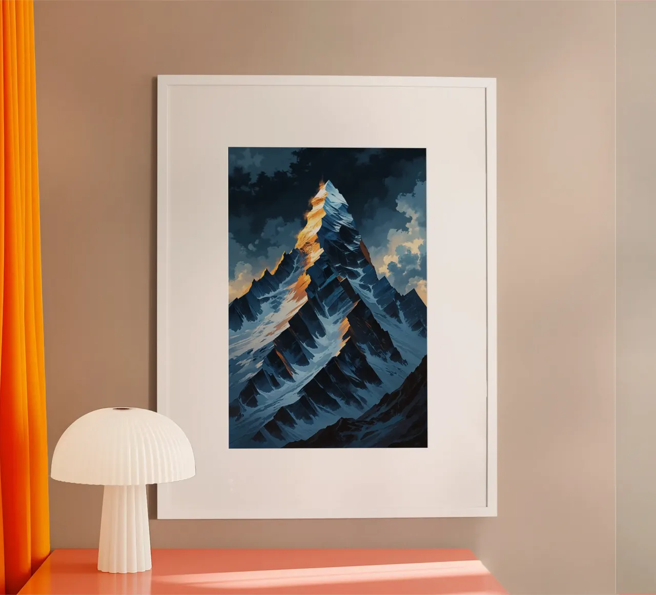 Golden Blaze at the Summit poster da AlbertKlee