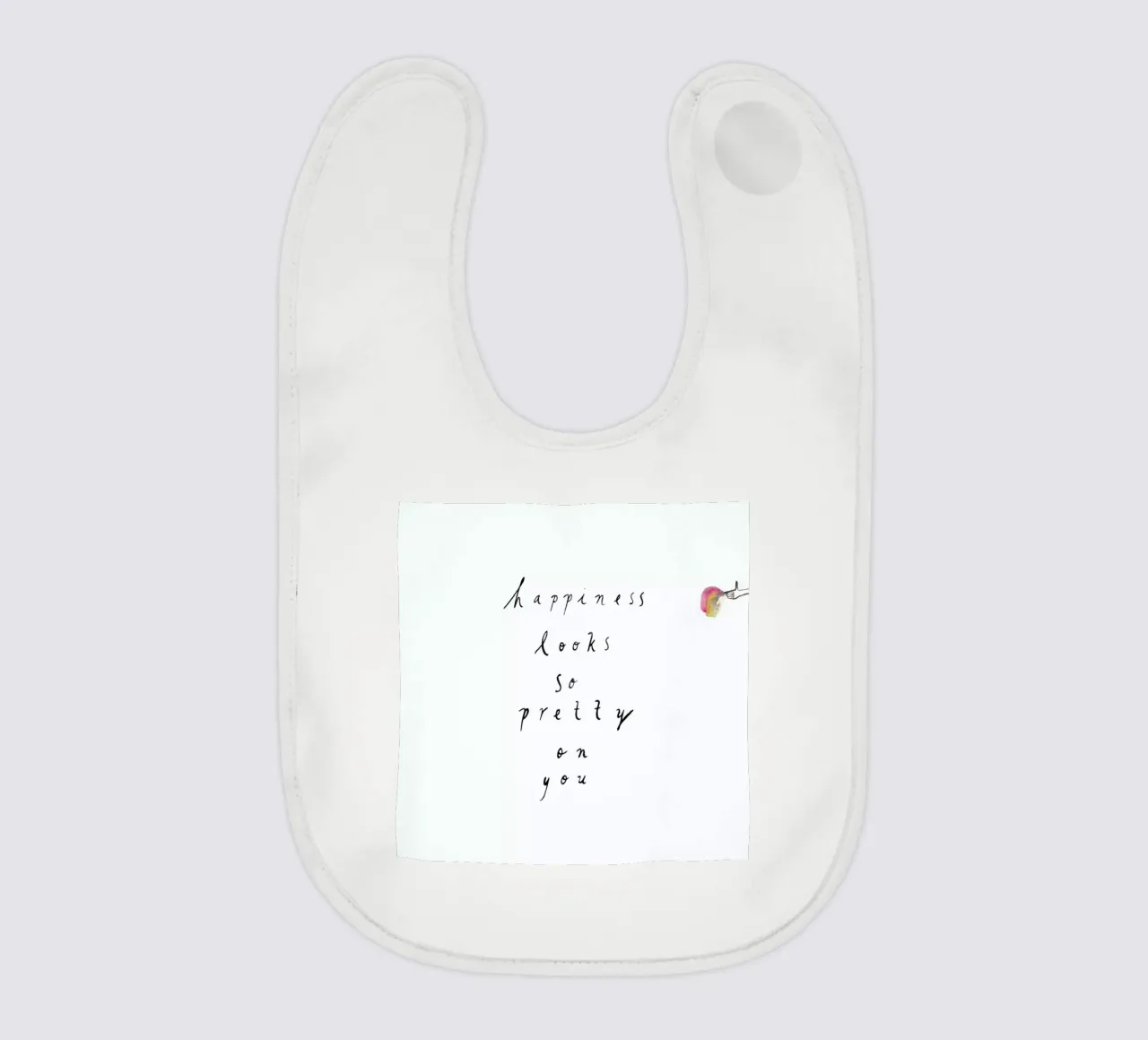 Happiness bavaglino da Victoria Verbaan