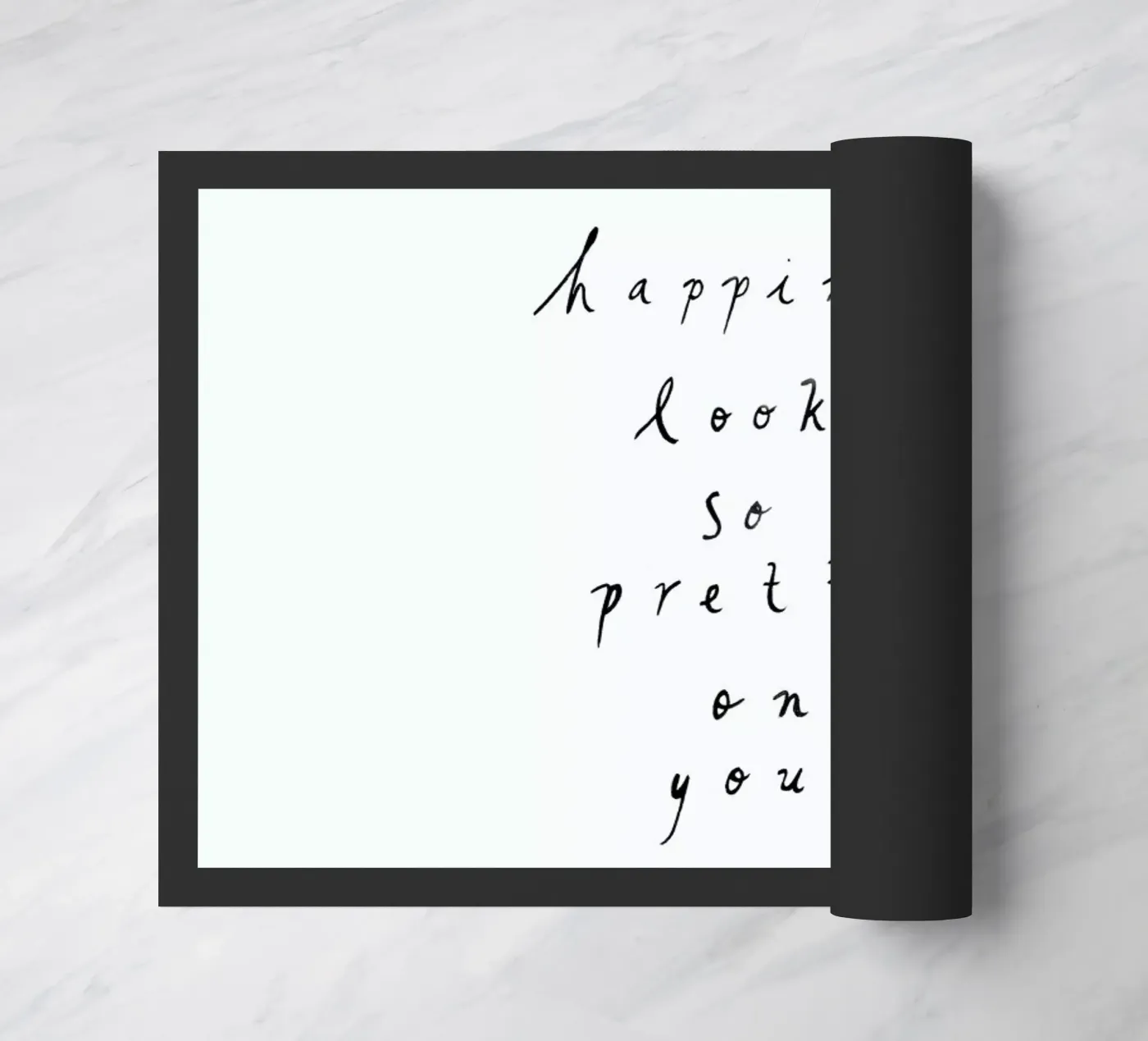 Happiness deurmat van Victoria Verbaan