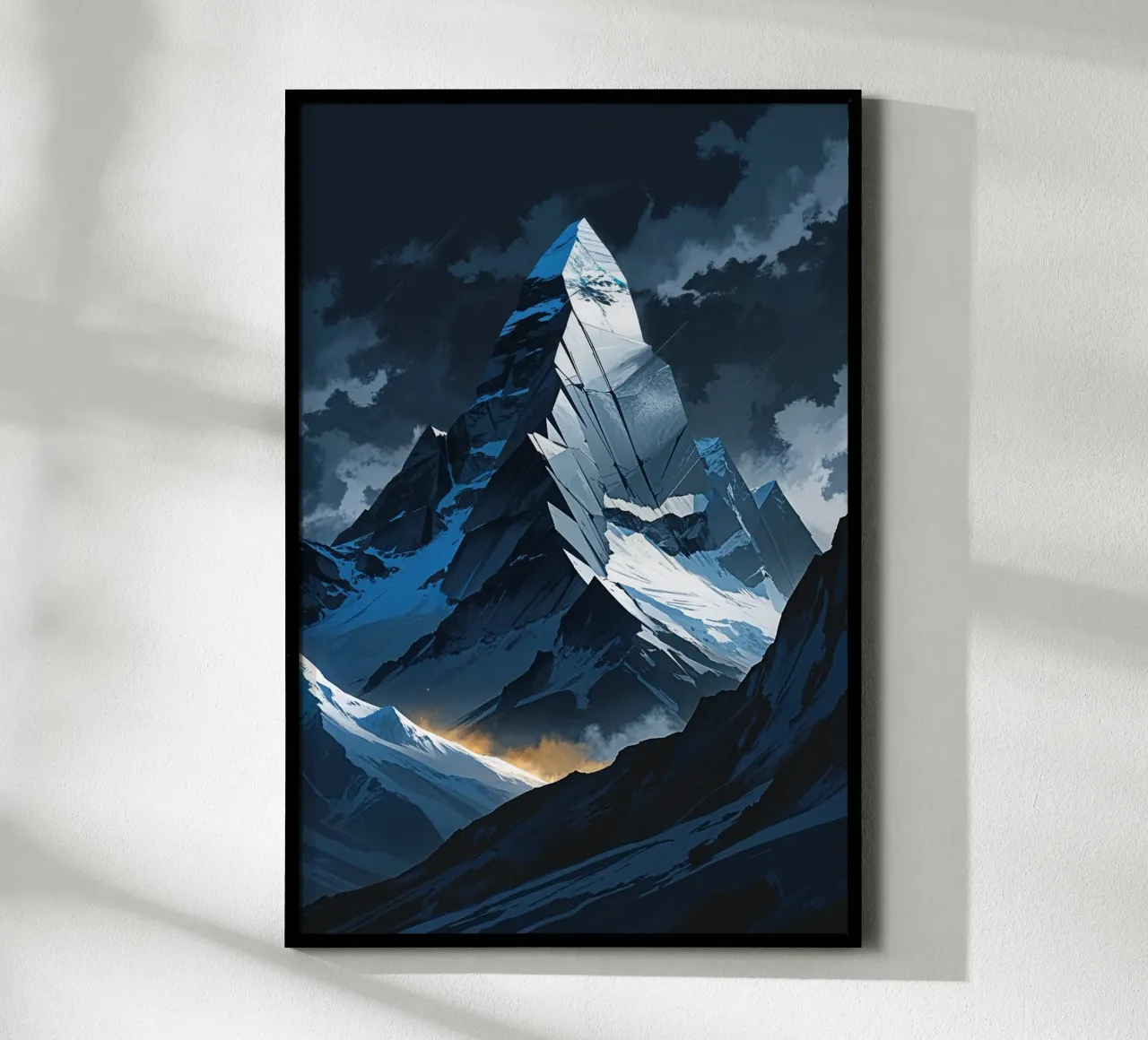 Majestic Geometry of K2 at Dusk poster da AlbertKlee