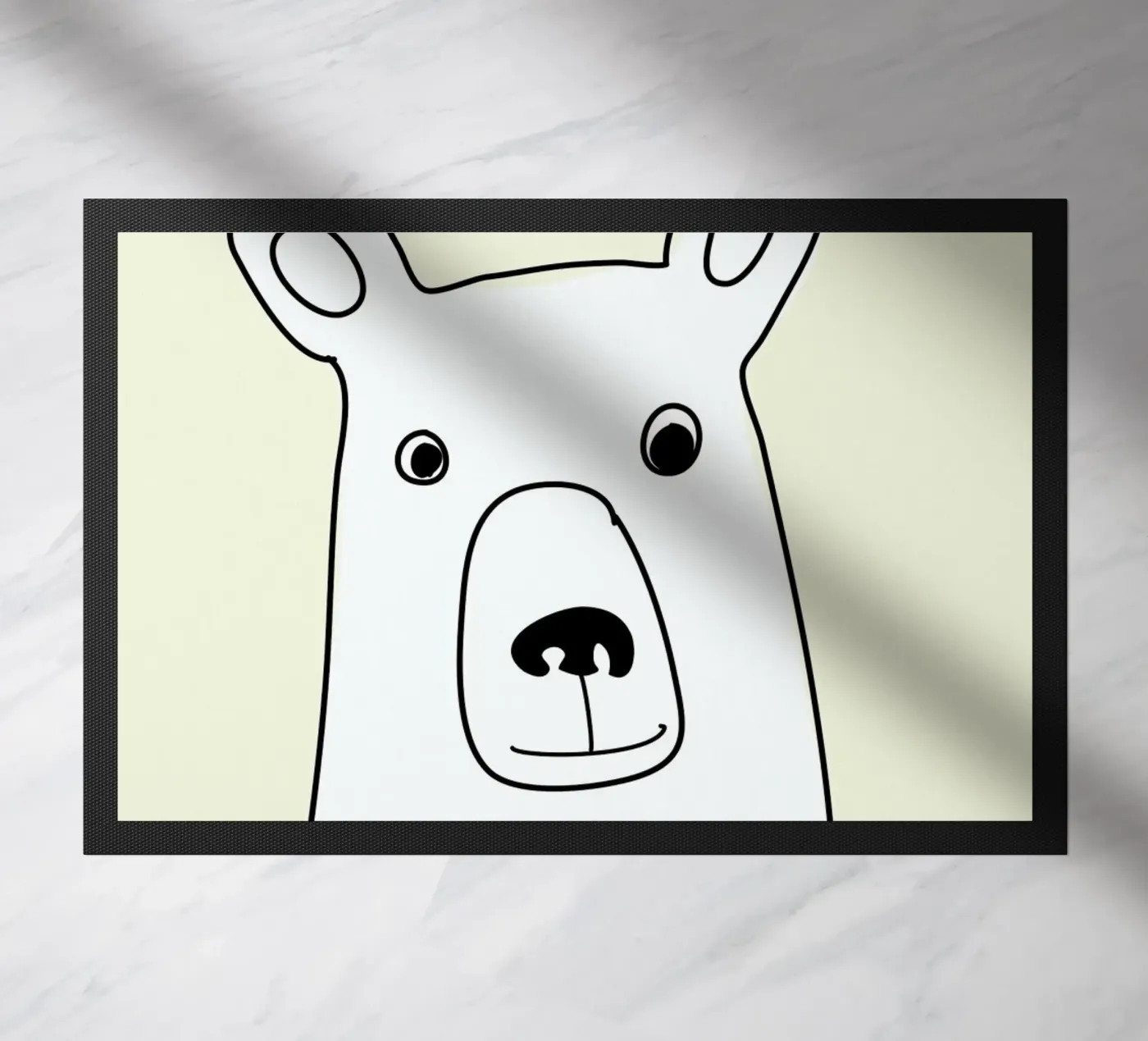 Bear in a Yellow Square zerbino da Christina Heitmann