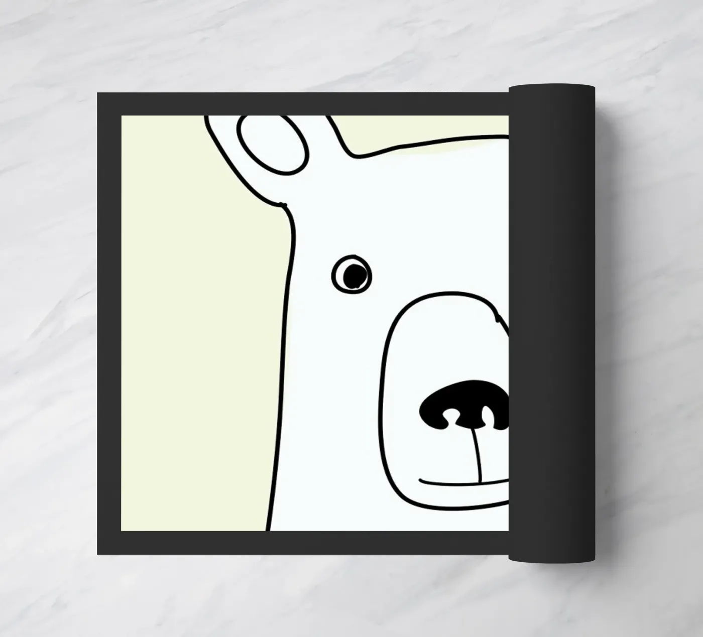 Bear in a Yellow Square zerbino da Christina Heitmann