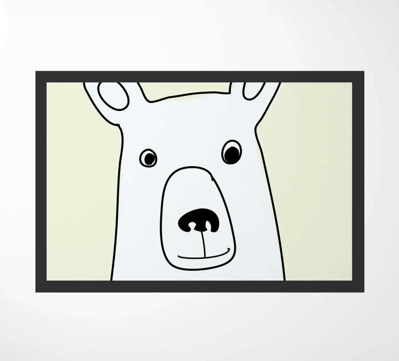 Bear in a Yellow Square zerbino da Christina Heitmann