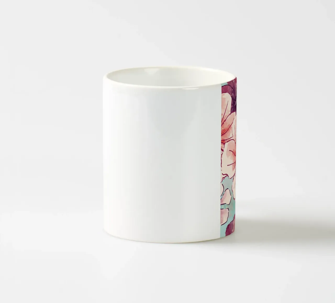 Hibiscus flower for a tropical vibes tazza in ceramica da janine.aigner.work
