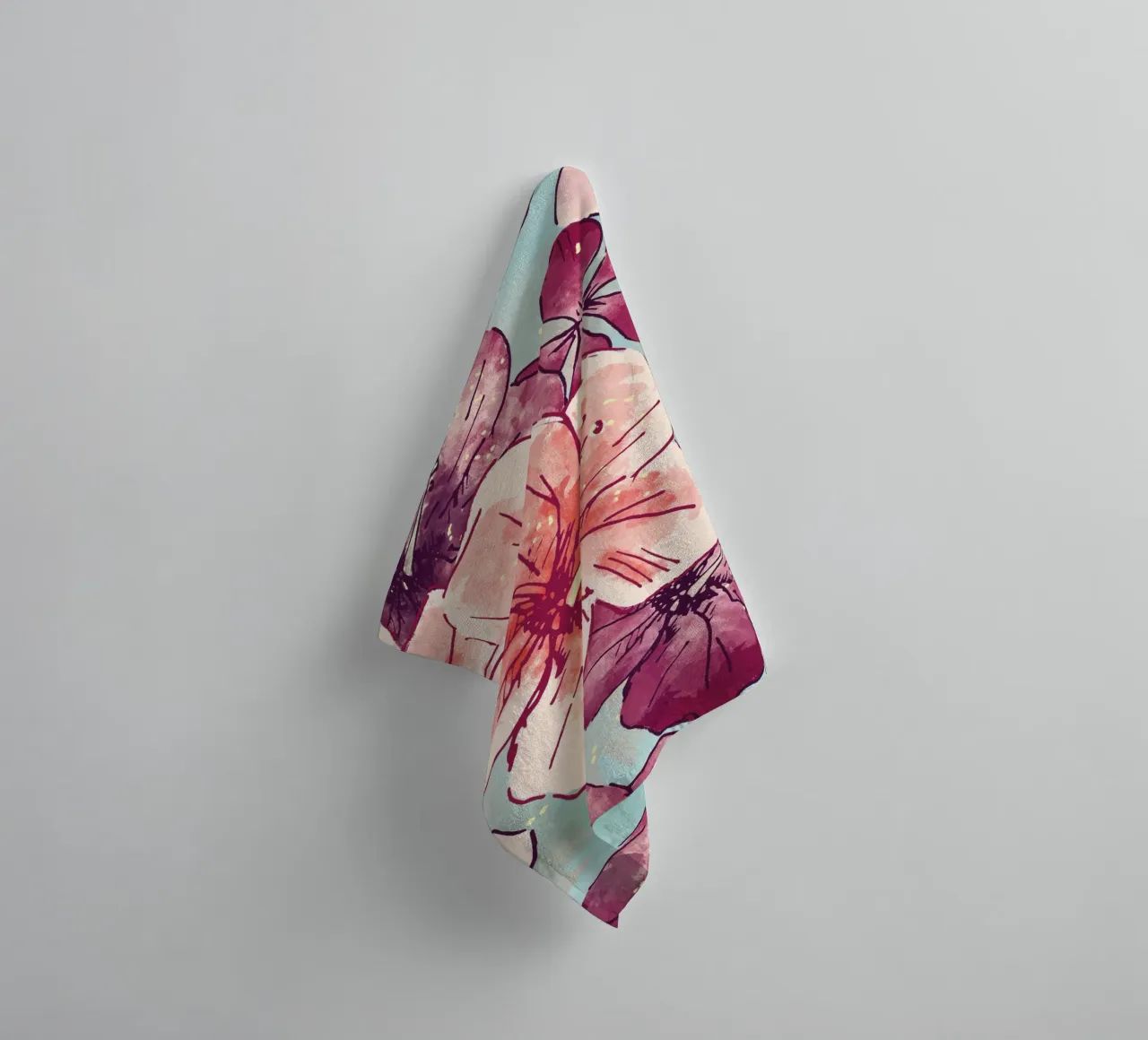Hibiscus flower for a tropical vibes asciugamano da bagno da janine.aigner.work