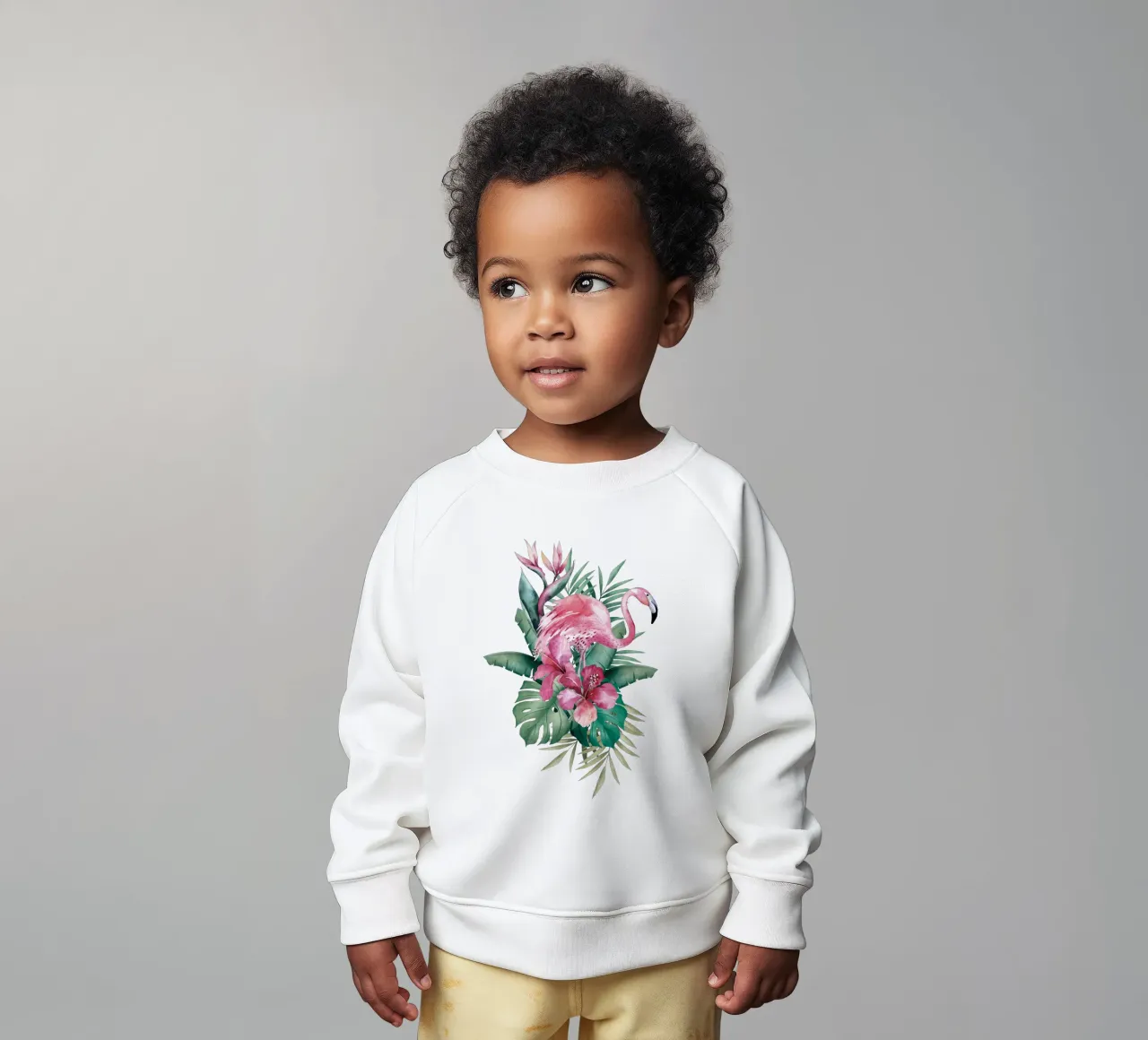 Tropical Flamingo Summer Vibes sudadera de bebé de Andrea Haase Vintage World