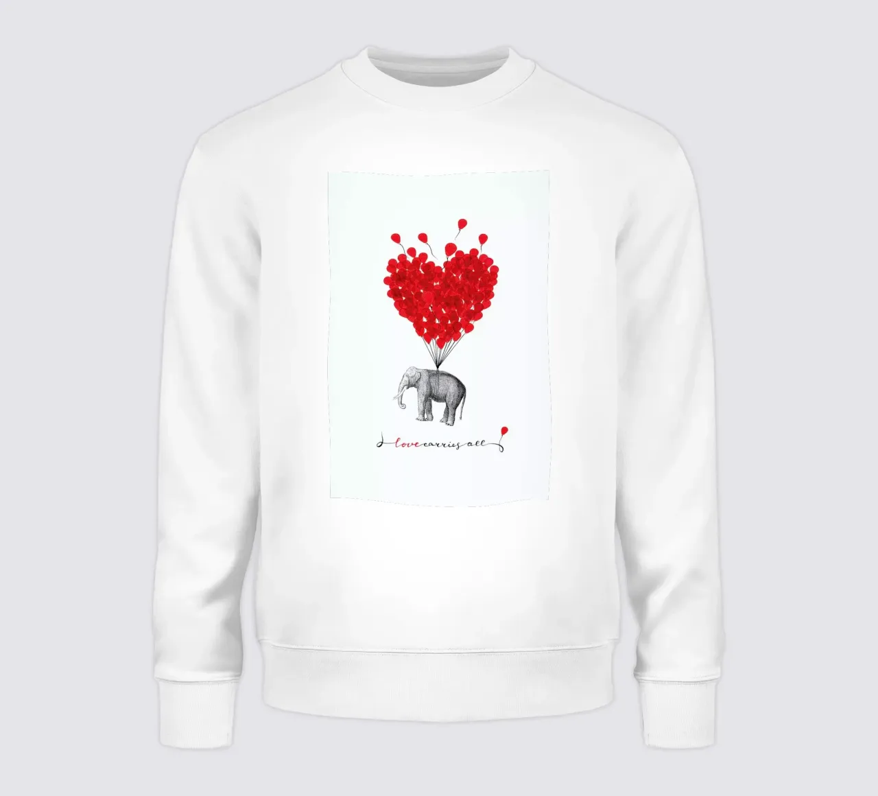 Love carries all - elephant felpa da Rococco LA