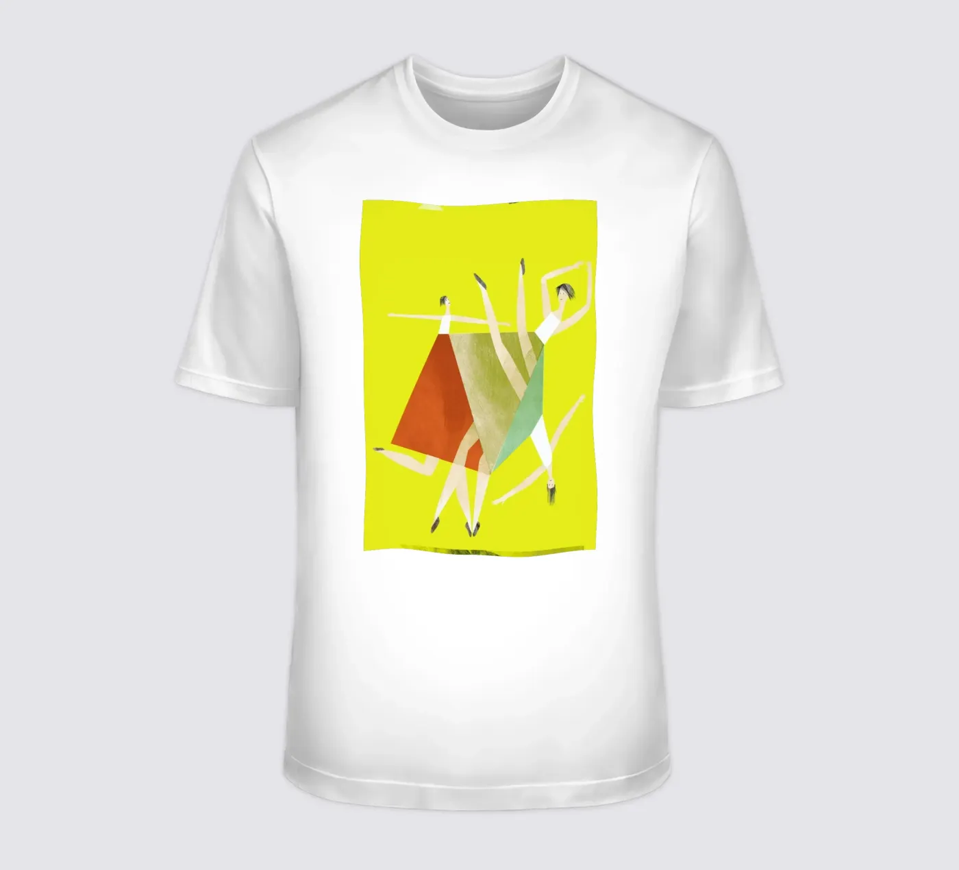 Dancing Yellow t-shirt da Monika Aichele