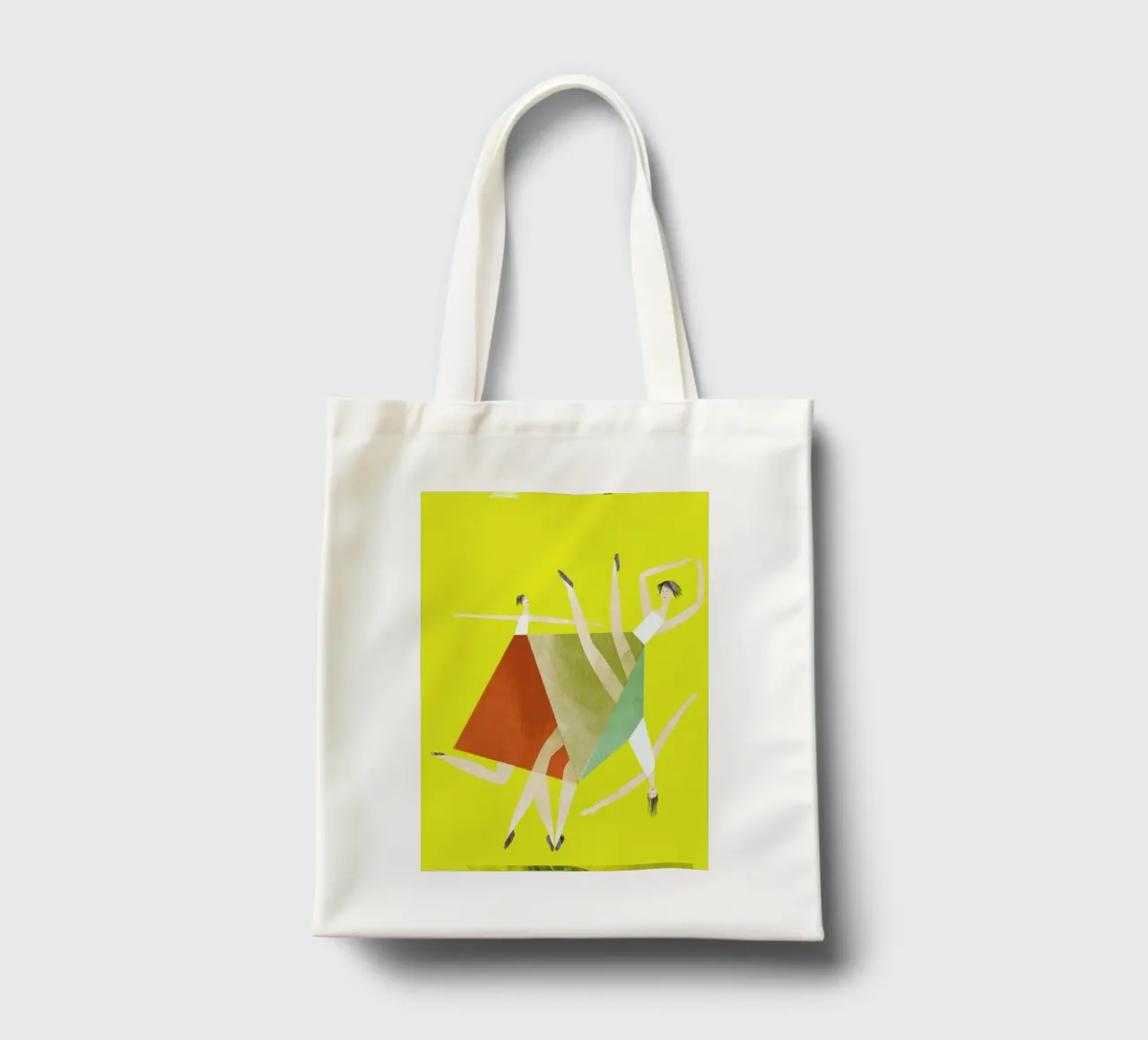 Dancing Yellow borsa in juta da Monika Aichele