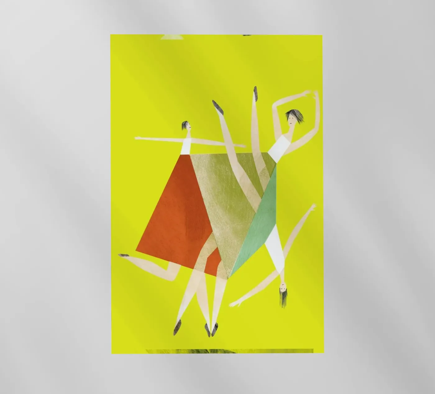 Dancing Yellow backlit film by Monika Aichele