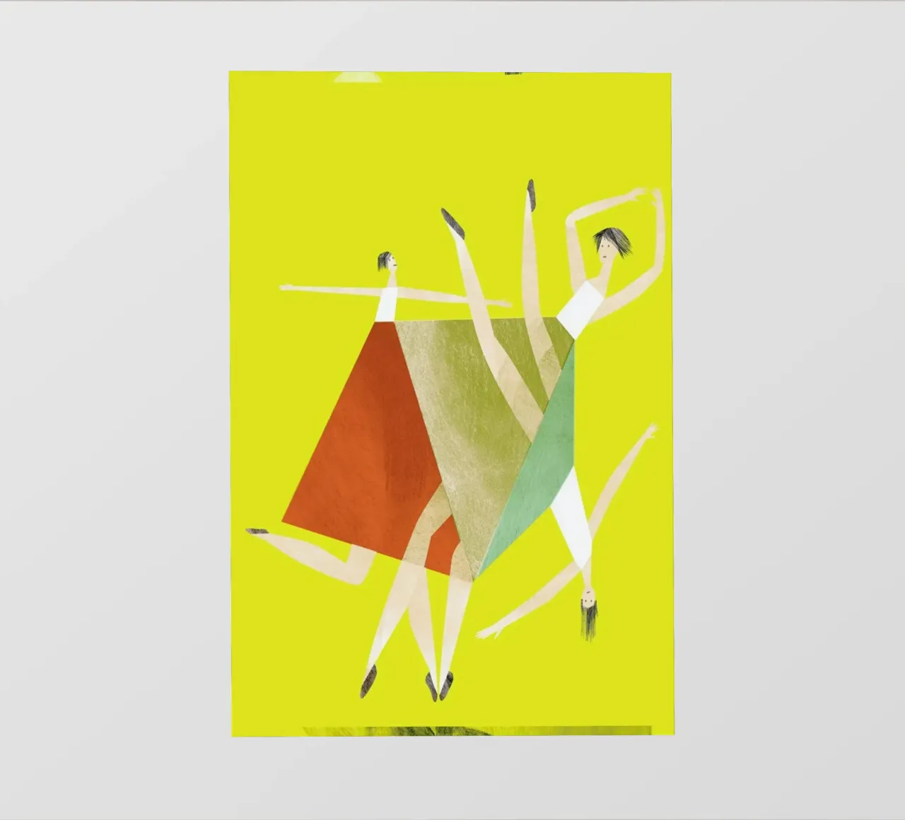 Dancing Yellow pellicola backlit da Monika Aichele