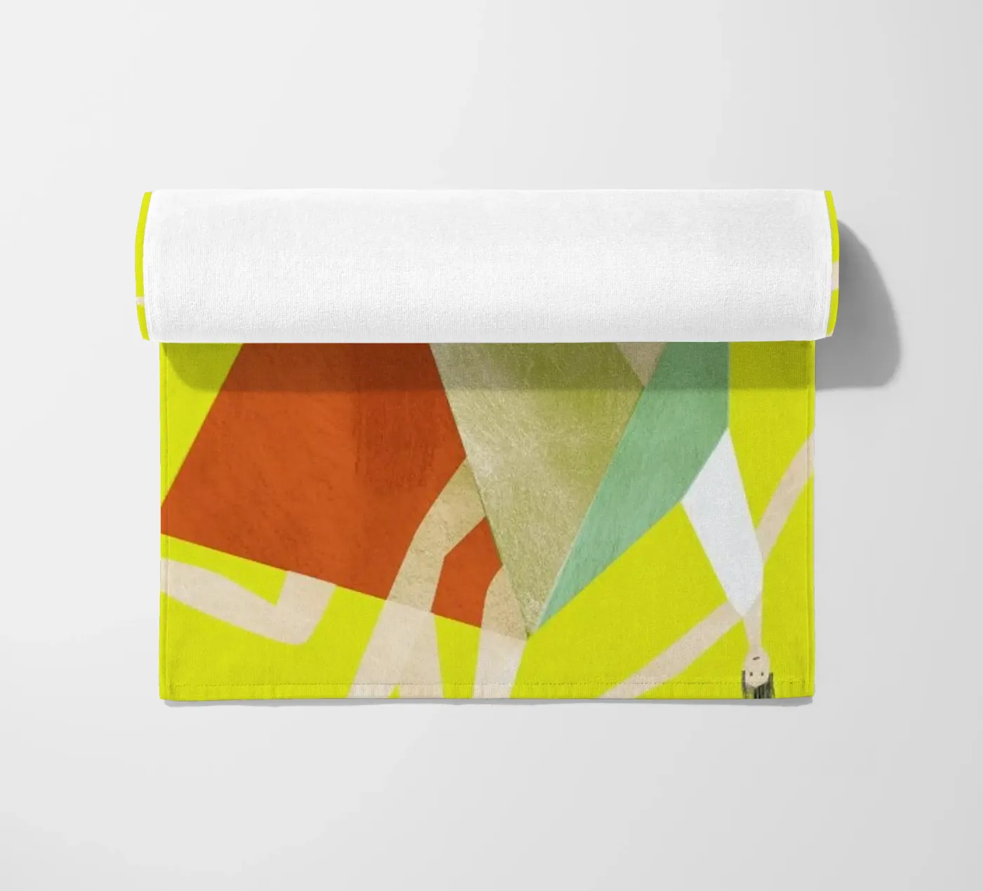 Dancing Yellow Strandtuch von Monika Aichele