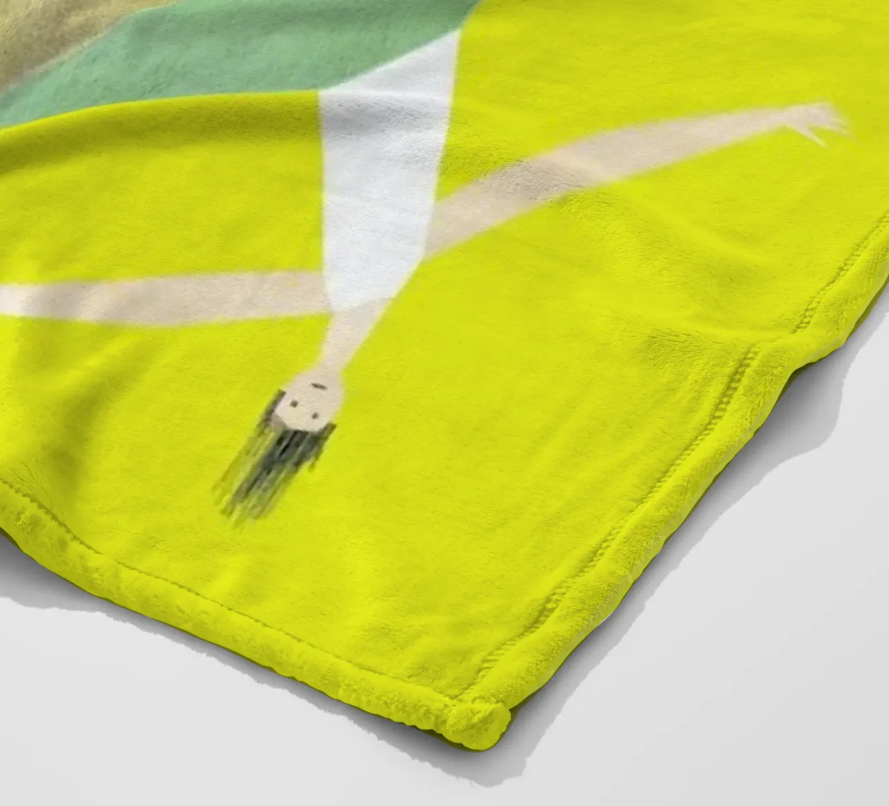 Dancing Yellow Fleecedecke von Monika Aichele
