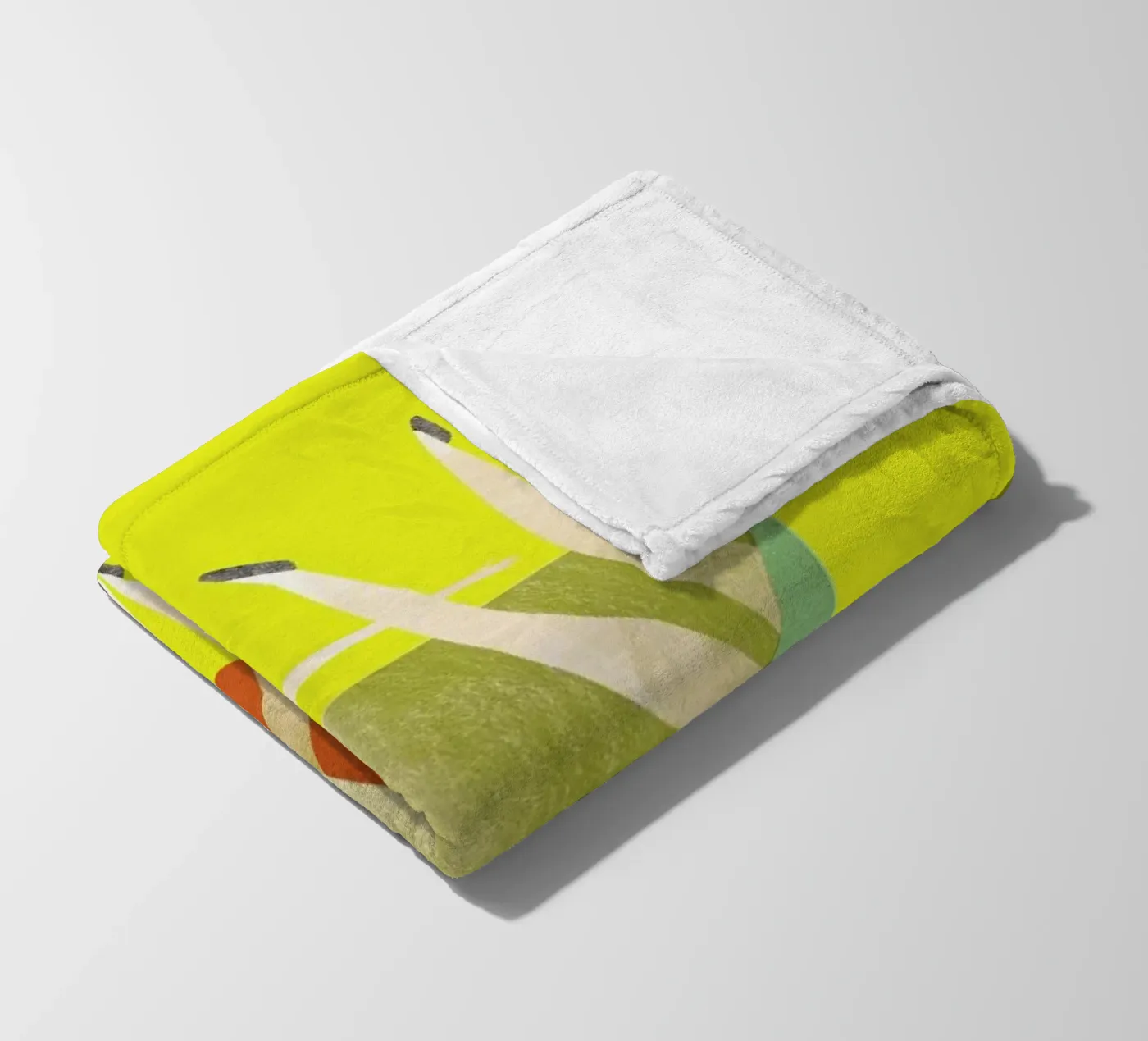 Dancing Yellow Fleecedecke von Monika Aichele