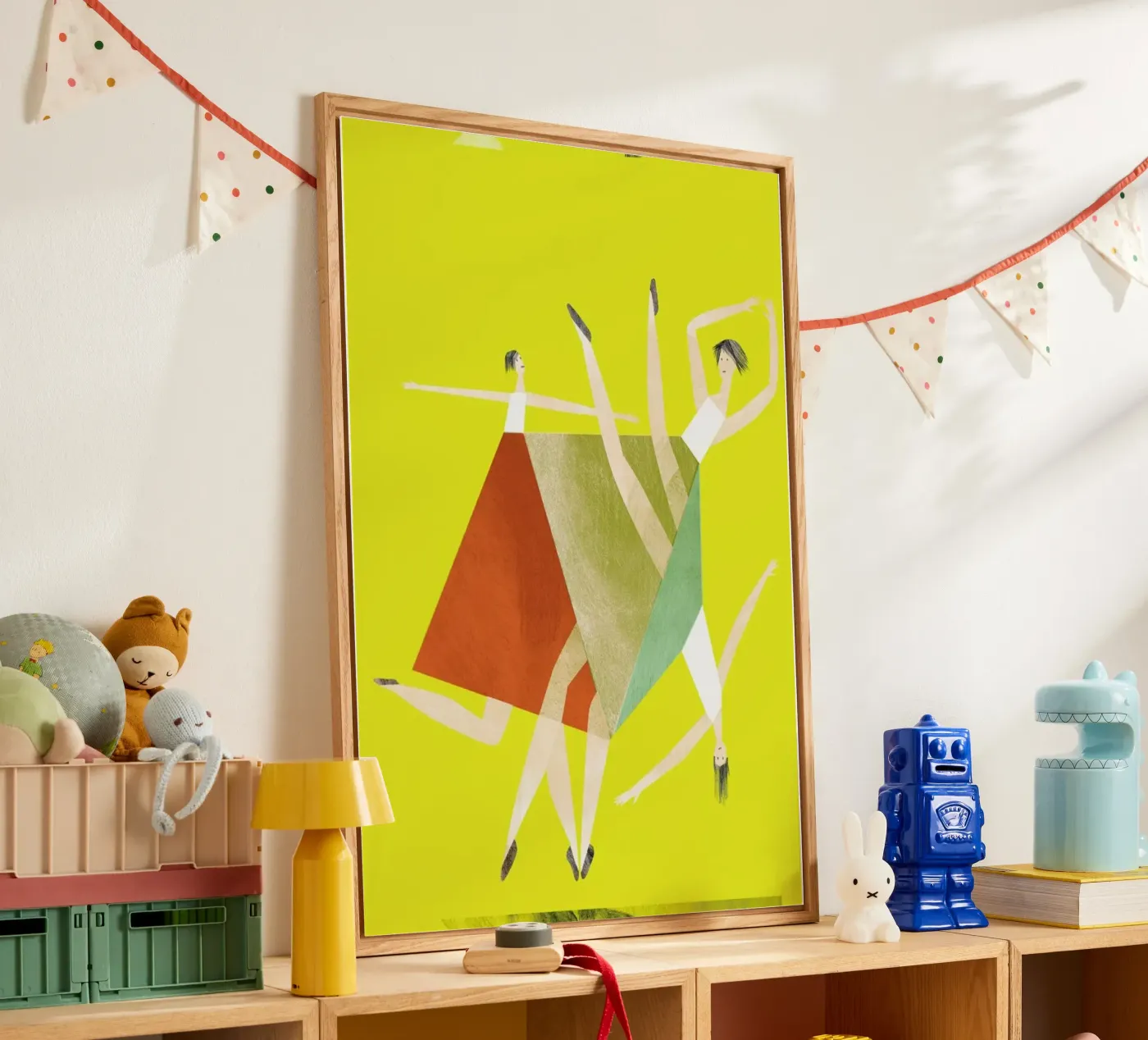 Dancing Yellow plexiglas de Monika Aichele