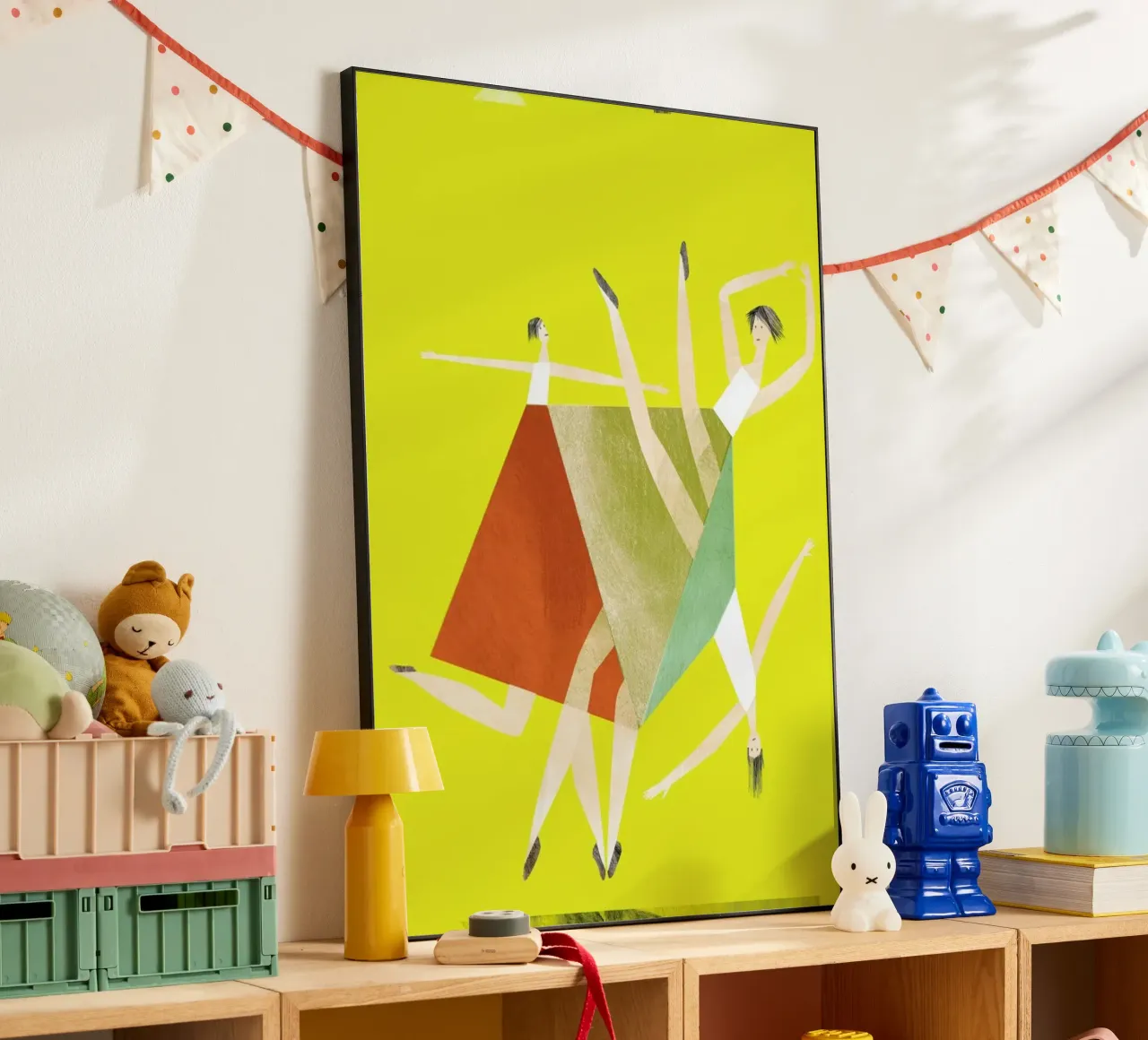 Dancing Yellow pannello forex da Monika Aichele