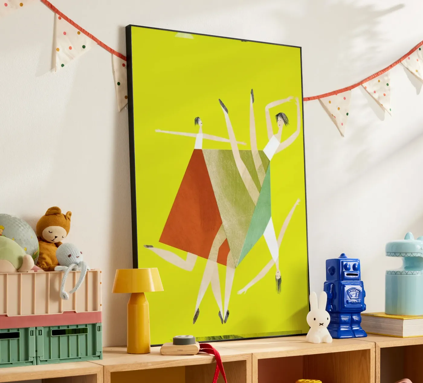 Dancing Yellow pannello forex da Monika Aichele