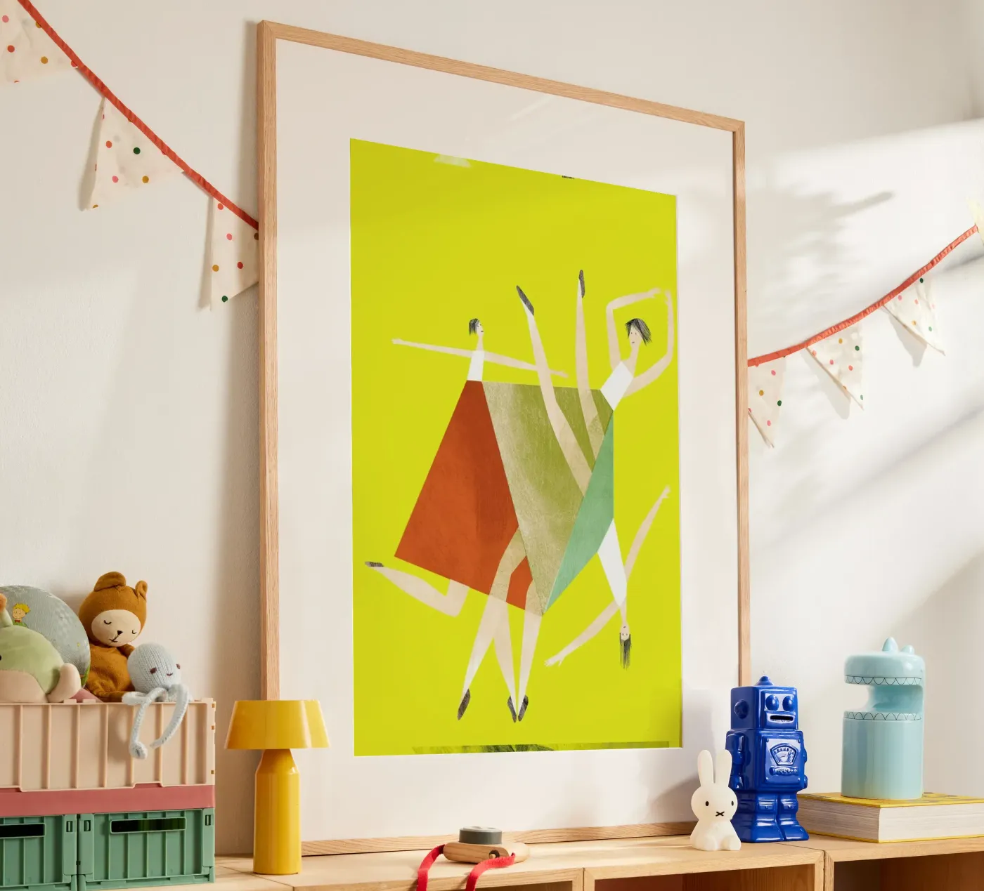 Dancing Yellow poster da Monika Aichele