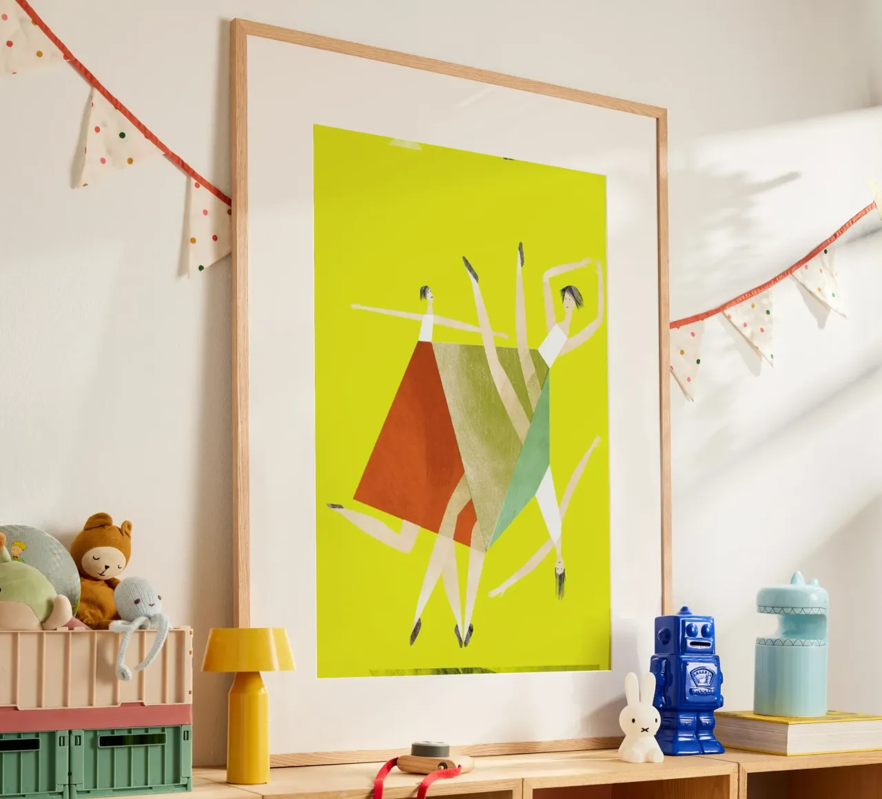 Dancing Yellow poster da Monika Aichele