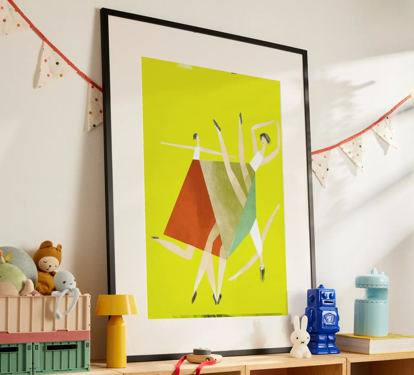 Dancing Yellow poster de Monika Aichele