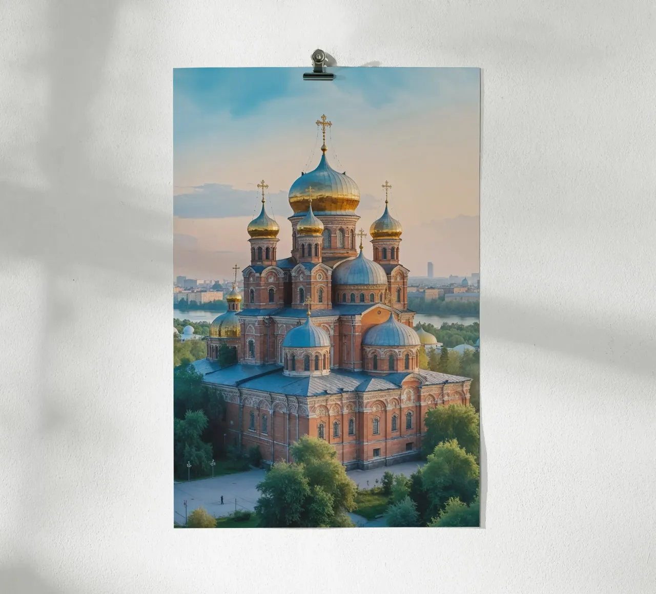 Golden Majesty of Kyiv’s Cathedral poster da AlbertKlee