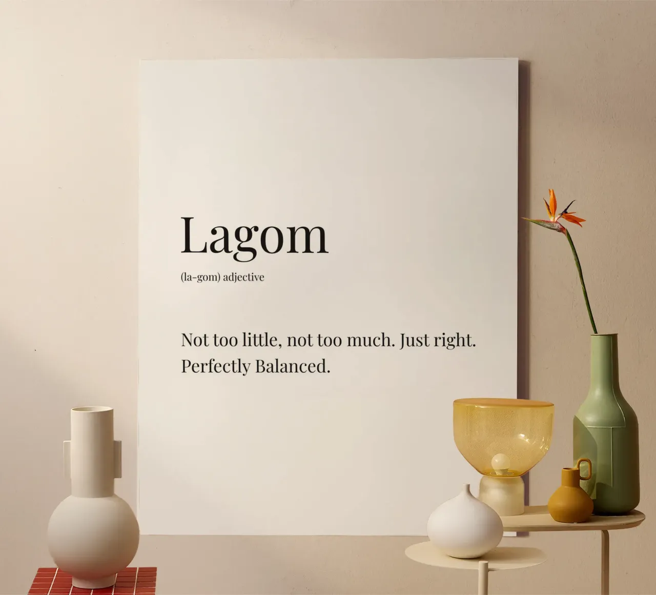 Appropriate definition canvas with Floater frame by Paigaam Studio