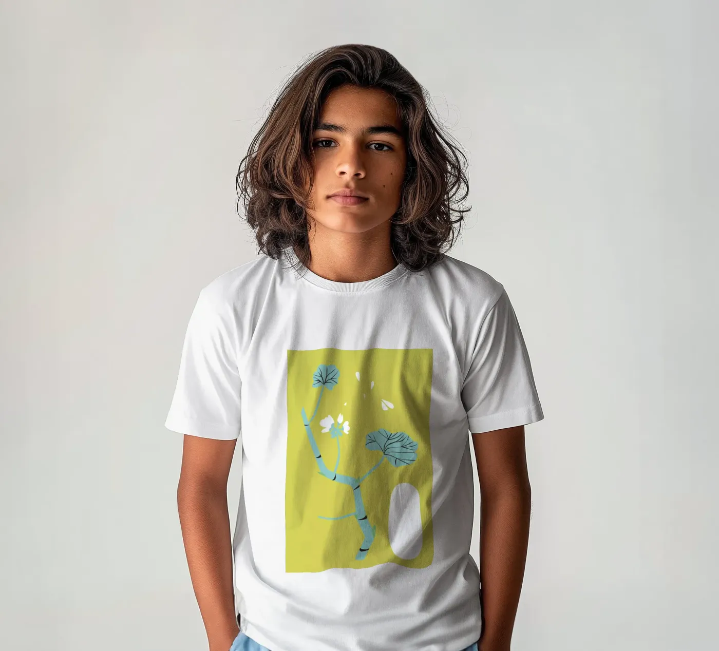 Geranium Gold t-shirt bambini da Monika Aichele
