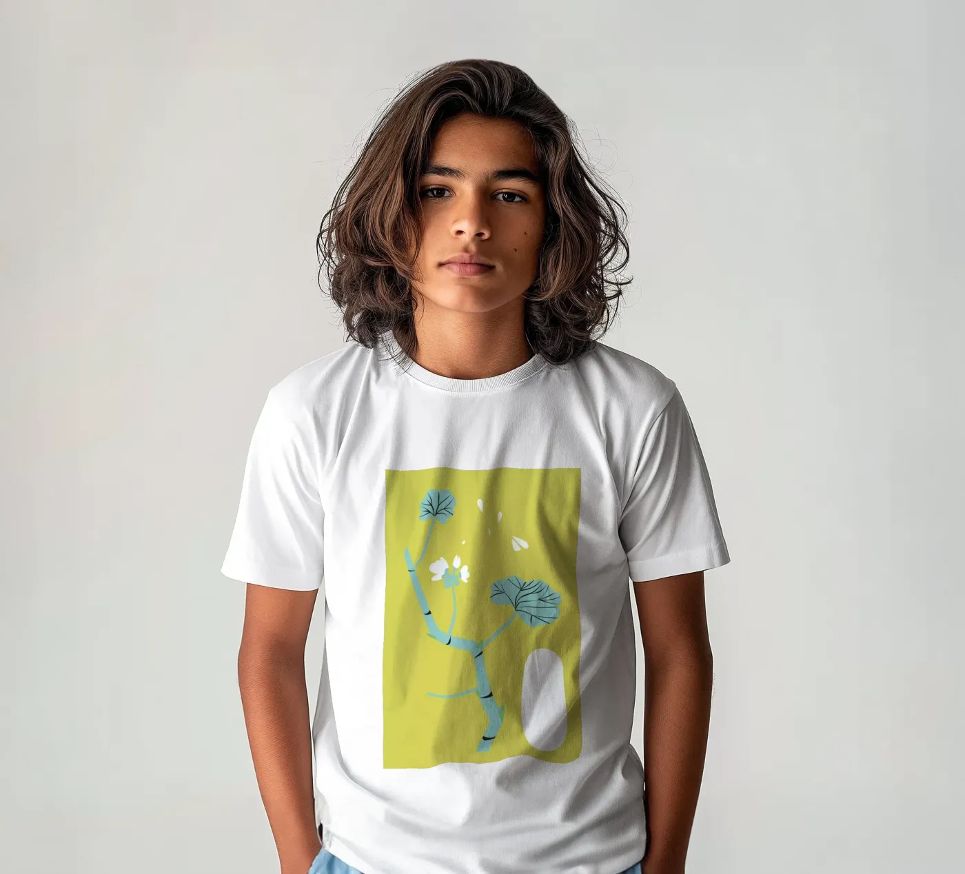 Geranium Gold t-shirt bambini da Monika Aichele