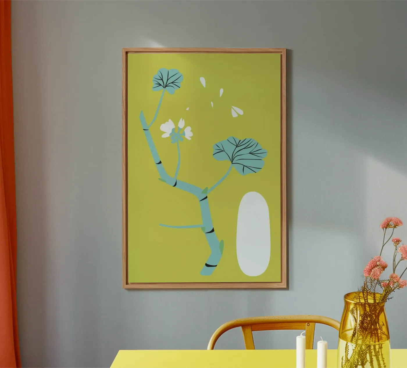 Geranium Gold pannello forex da Monika Aichele