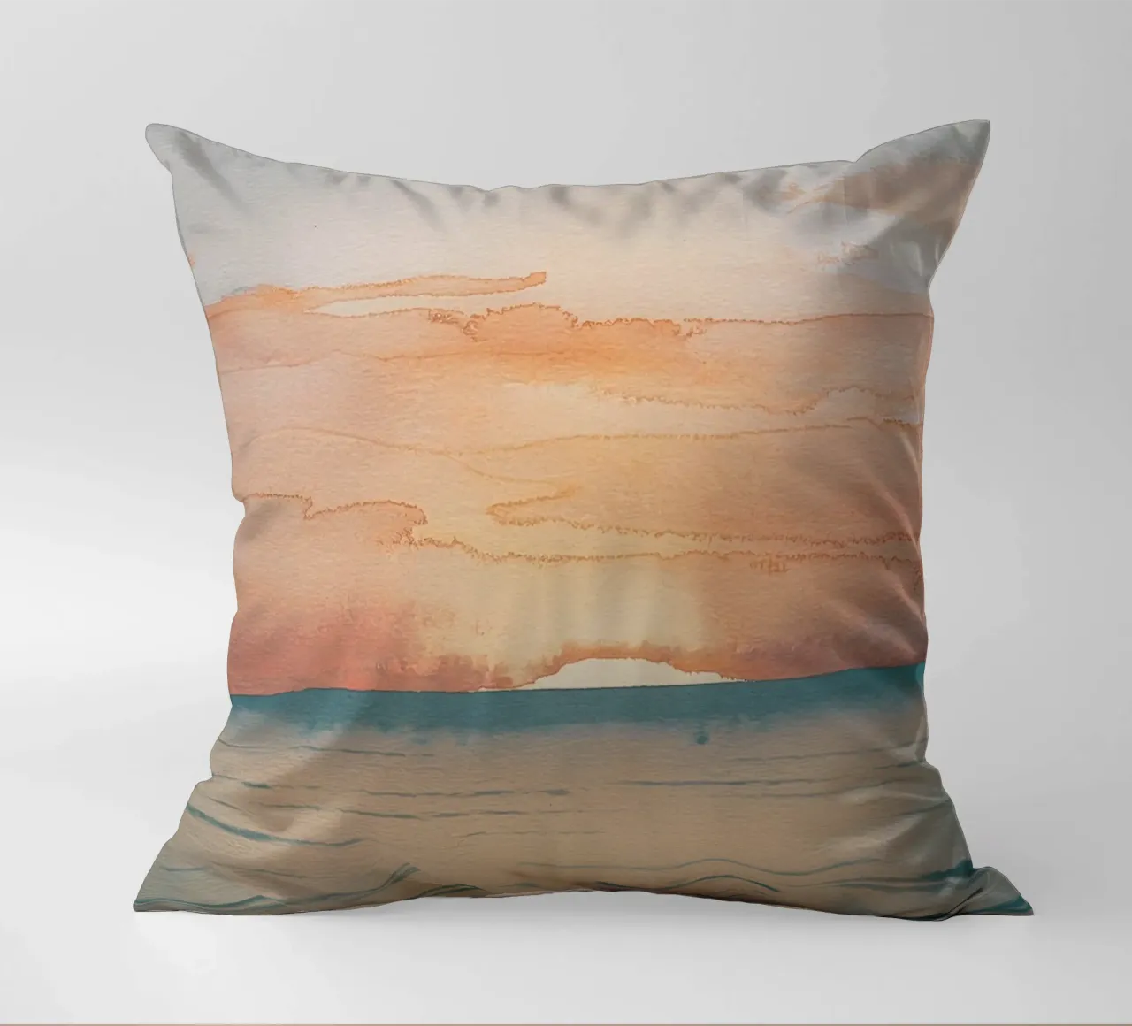 Tramonto in spiaggia cuscino da logic