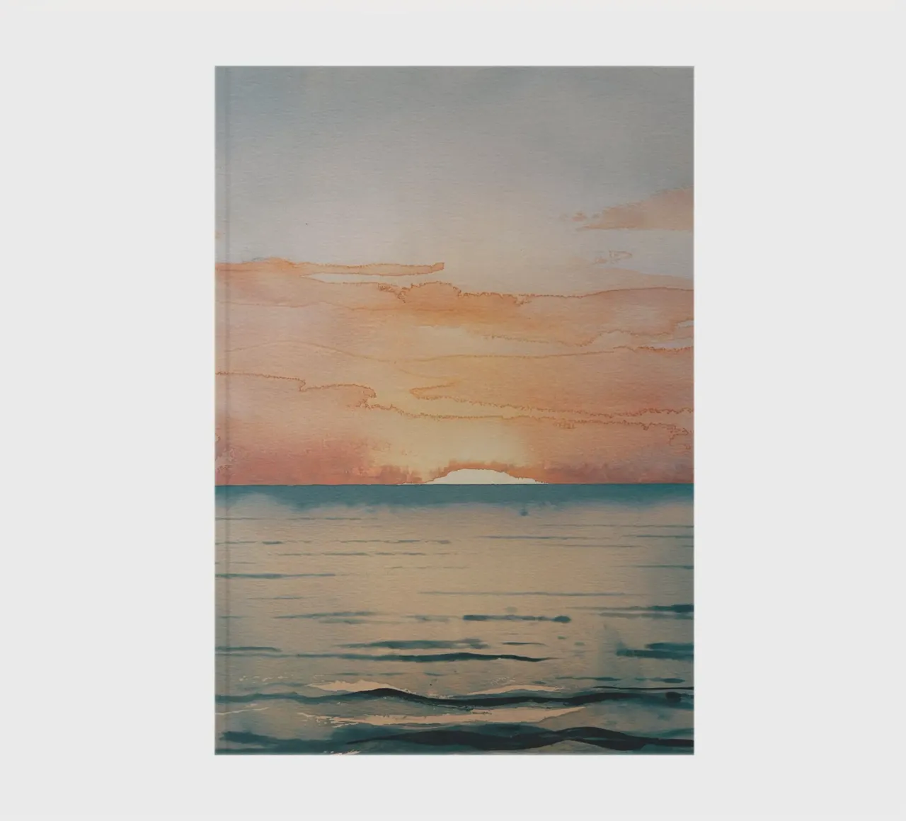 Sunset At The Beach notebook by logic