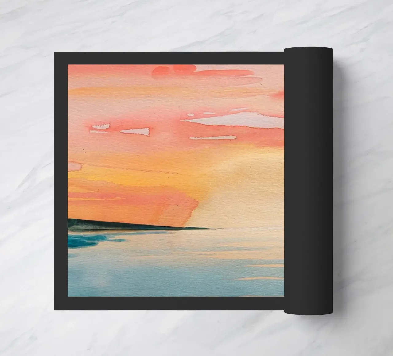 Tramonto in spiaggia zerbino da logic