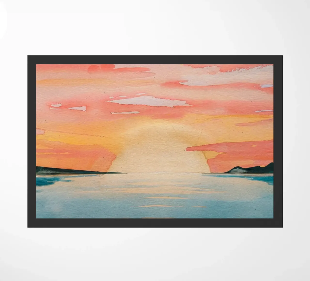 Tramonto in spiaggia zerbino da logic