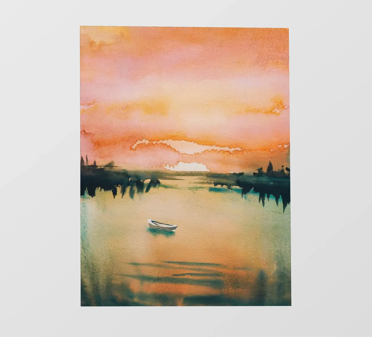 Tramonto in spiaggia telo in pvc da logic