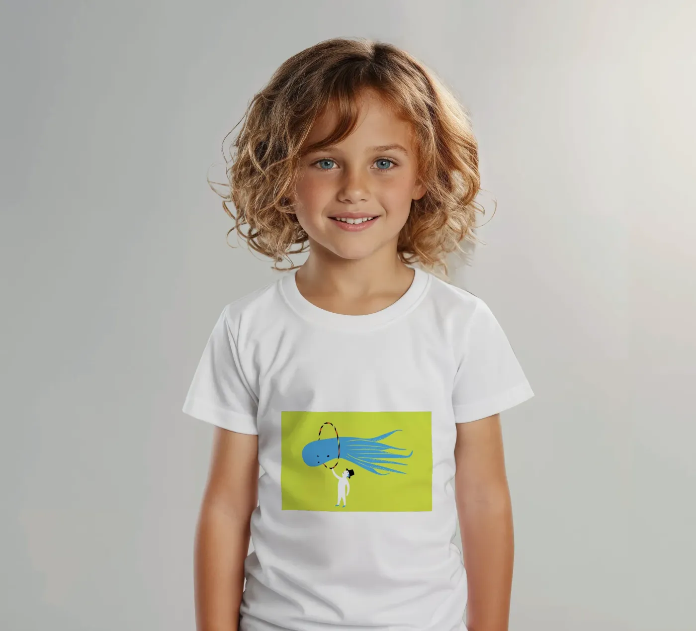 Jump kinder t-shirt van Monika Aichele