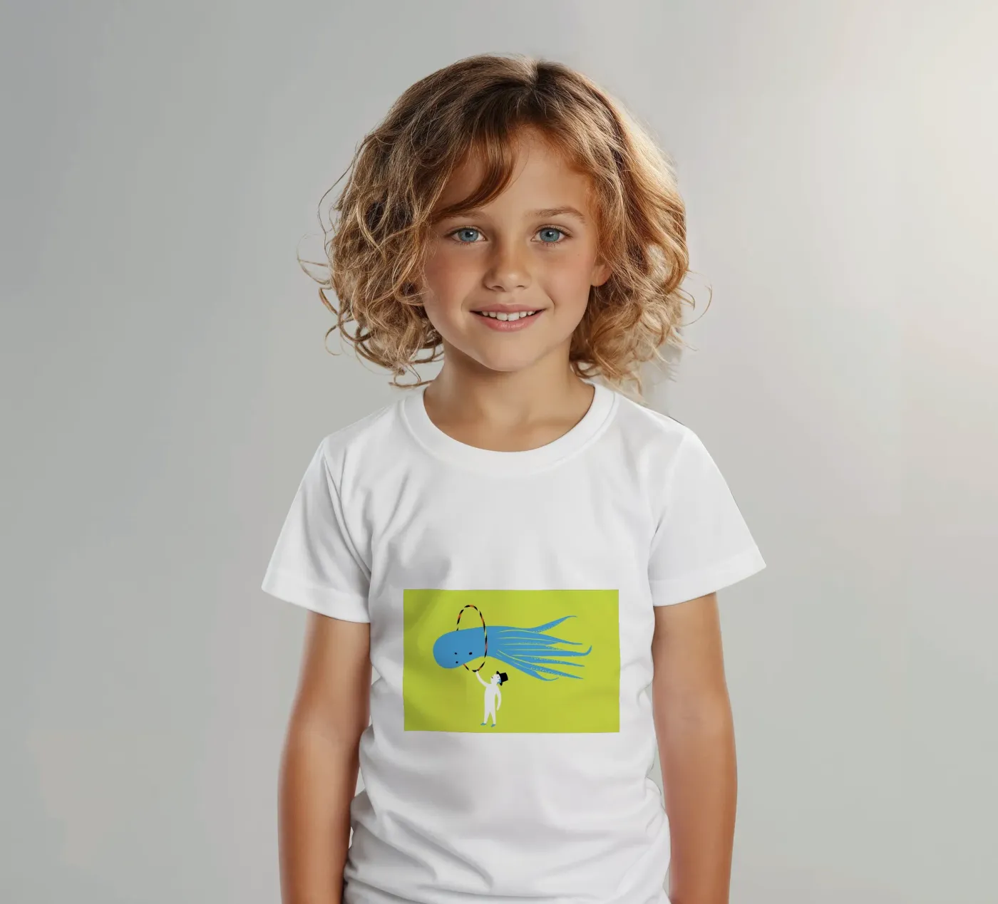 Jump kinder t-shirt van Monika Aichele