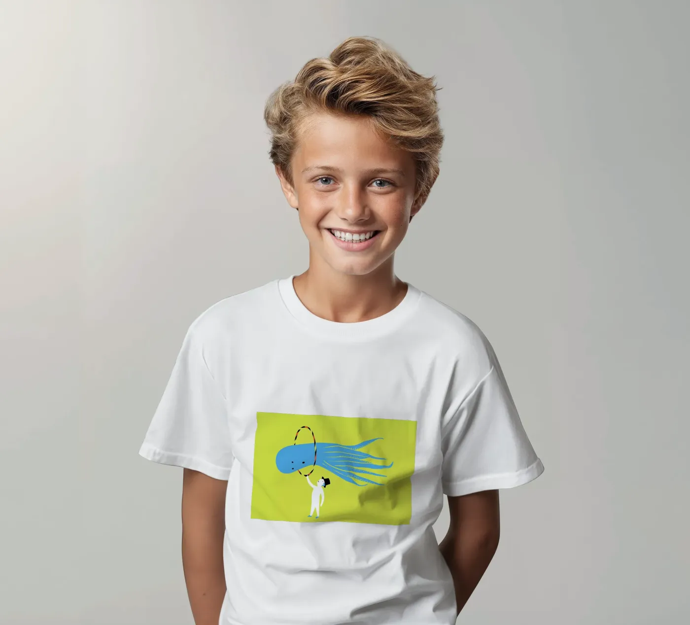 Jump t-shirt bambini da Monika Aichele
