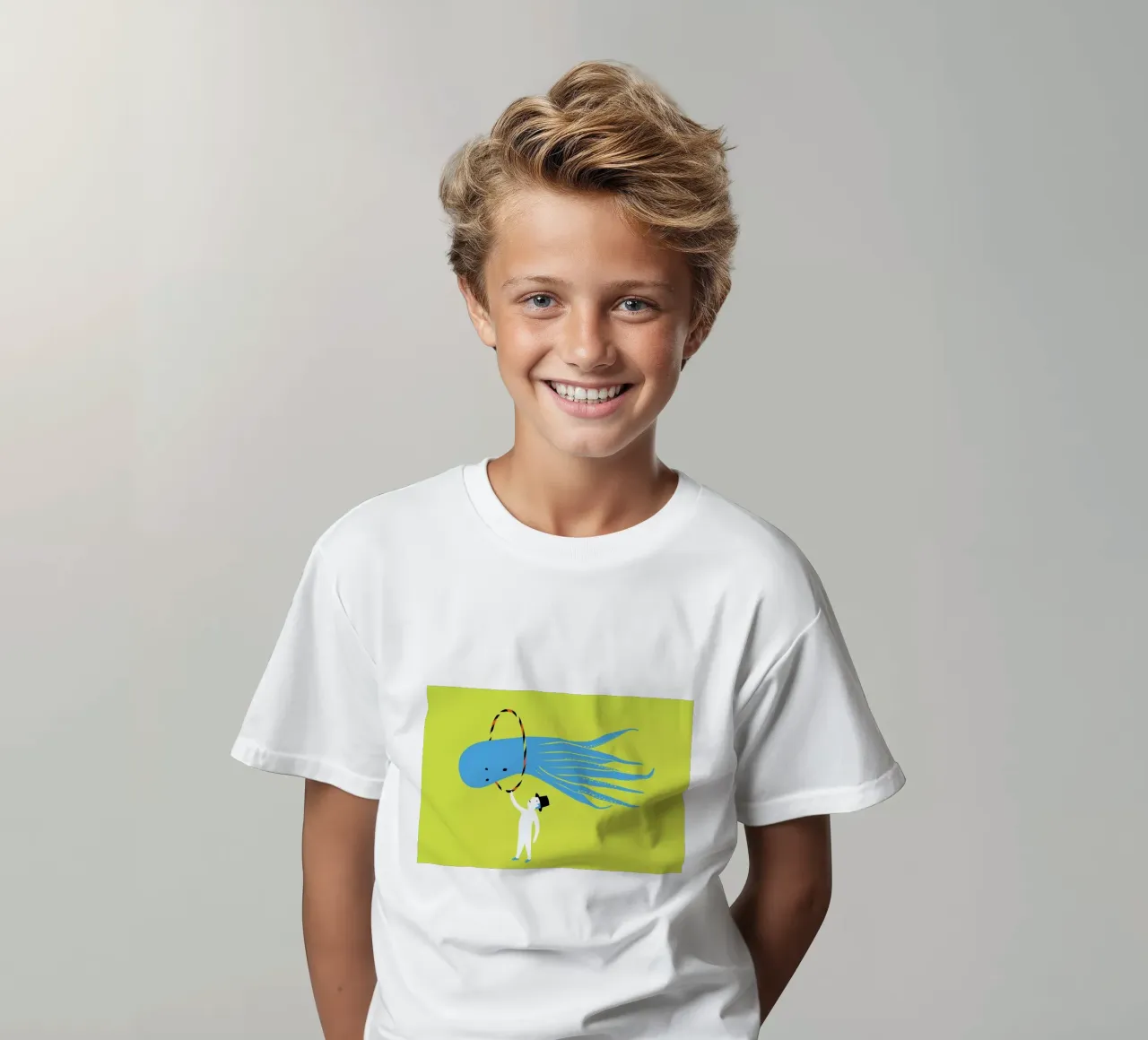 Jump t-shirt bambini da Monika Aichele