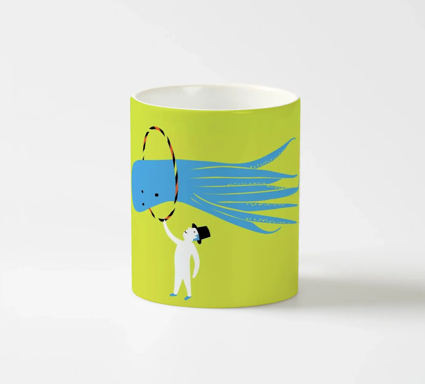 Jump ceramic mug by Monika Aichele